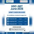 UGC NET June 2026 Admit Card Released for English, Commerce and Sociology Re-Exam