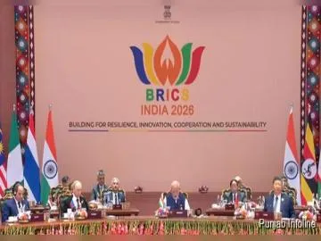 BRICS ਸੰਮੇਲਨ ਦੇ ਦੂਜੇ ਦਿਨ PM ਮੋਦੀ ਨੇ ਭਾਰਤ ਮੰਡਪਮ ’ਚ ਆਗੂਆਂ ਦਾ ਕੀਤਾ ਸਵਾਗਤ