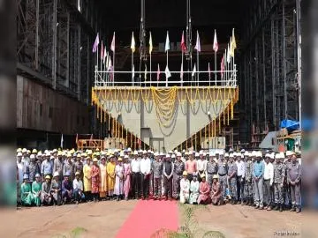 Keel Laid for Indian Navy’s First Next Generation Missile Vessel at Cochin Shipyard