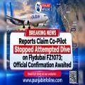 Reports Claim Co-Pilot Stopped Attempted Dive on Flydubai FZ1073; Official Confirmation Awaited