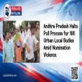 Andhra Pradesh Halts Poll Process for 100 Urban Local Bodies Amid Nomination Violence