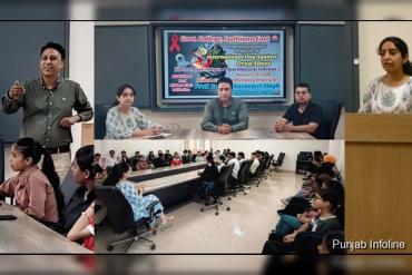 Govt. College, Ludhiana East Observes International Day Against Drug Abuse and Illicit Trafficking