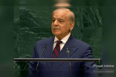 Pakistan PM Shehbaz Sharif Warns India at UN, Says Any Attempt to Divert Water Would Be an ‘Act of