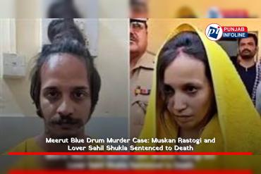 Meerut Blue Drum Murder Case: Muskan Rastogi and Lover Sahil Shukla Sentenced to Death