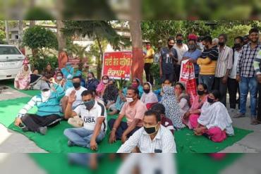 ਦੋਰਾਹਾ ਵਿਖੇ ਸਫ਼ਾਈ ਸੇਵਕਾਂ ਦਾ ਧਰਨਾ ਜਾਰੀ