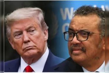 ਰਾਸ਼ਟਰਪਤੀ ਟਰੰਪ ਨੇ ਆਪਣੇ ਚੋਣ ਵਾਅਦੇ ਅਨੁਸਾਰ WHO ਤੋਂ ਅਮਰੀਕਾ ਨੂੰ ਹਟਾਇਆ।