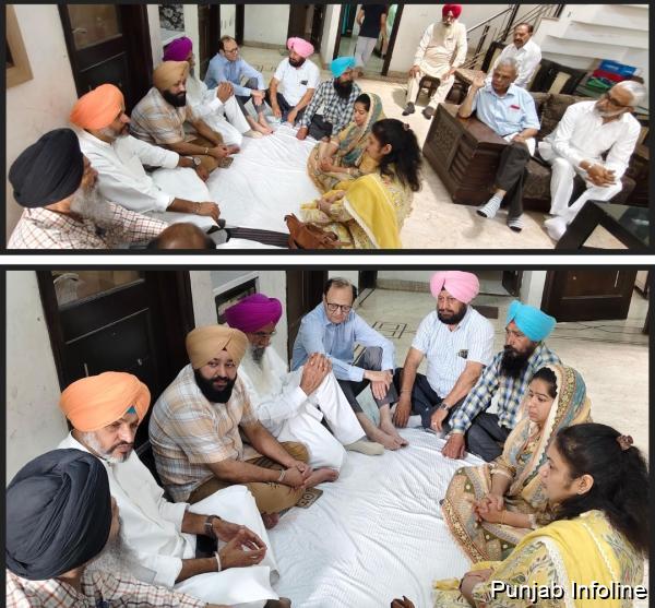 Former MLA Lakha Expresses Condolences to Ludhiana Mayor Principal Inderjit Kaur’s Family