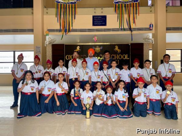 Oxford Senior School Payal Students Shine at Punjab State Karate Championship