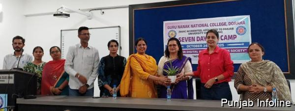 ਐੱਨ ਐੱਸ ਐੱਸ ਕੈਂਪ ਦੇ ਪੰਜਵੇਂ ਦਿਨ ਹੁਨਰ-ਵਿਕਾਸ ਵਰਕਸ਼ਾਪ ਲਗਾਈ ਗਈ