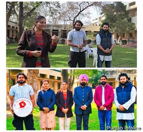 Street Play “Sulghdi Dharti” Highlights Social Evils at TPD Malwa College