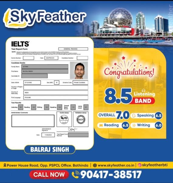 sky feather IELTS ਸੈੰਟਰ ਬਠਿੰਡਾ ਵੱਲੋਂ ਪੰਜਾਬੀ ਉਲੰਪਿਆਡ ਲਈ 50 ਬੱਚਿਆਂ  ਦੀ ਮੁਫ਼ਤ ਰਜਿਸਟ੍ਰੇਸ਼ਨ ਅਤੇ ਕੋਚਿੰਗ