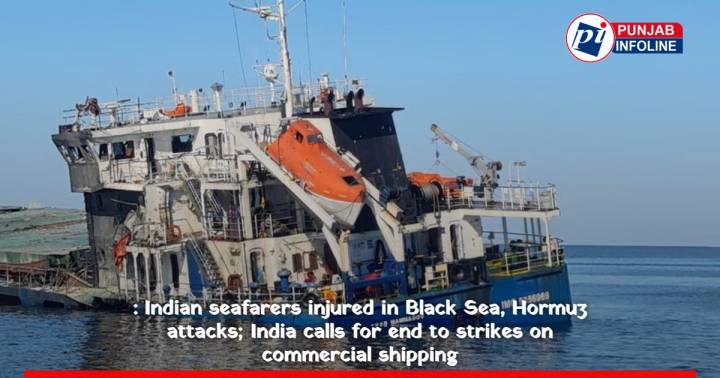 Indian seafarers injured in Black Sea, Hormuz attacks; India calls for end to strikes on commercial shipping